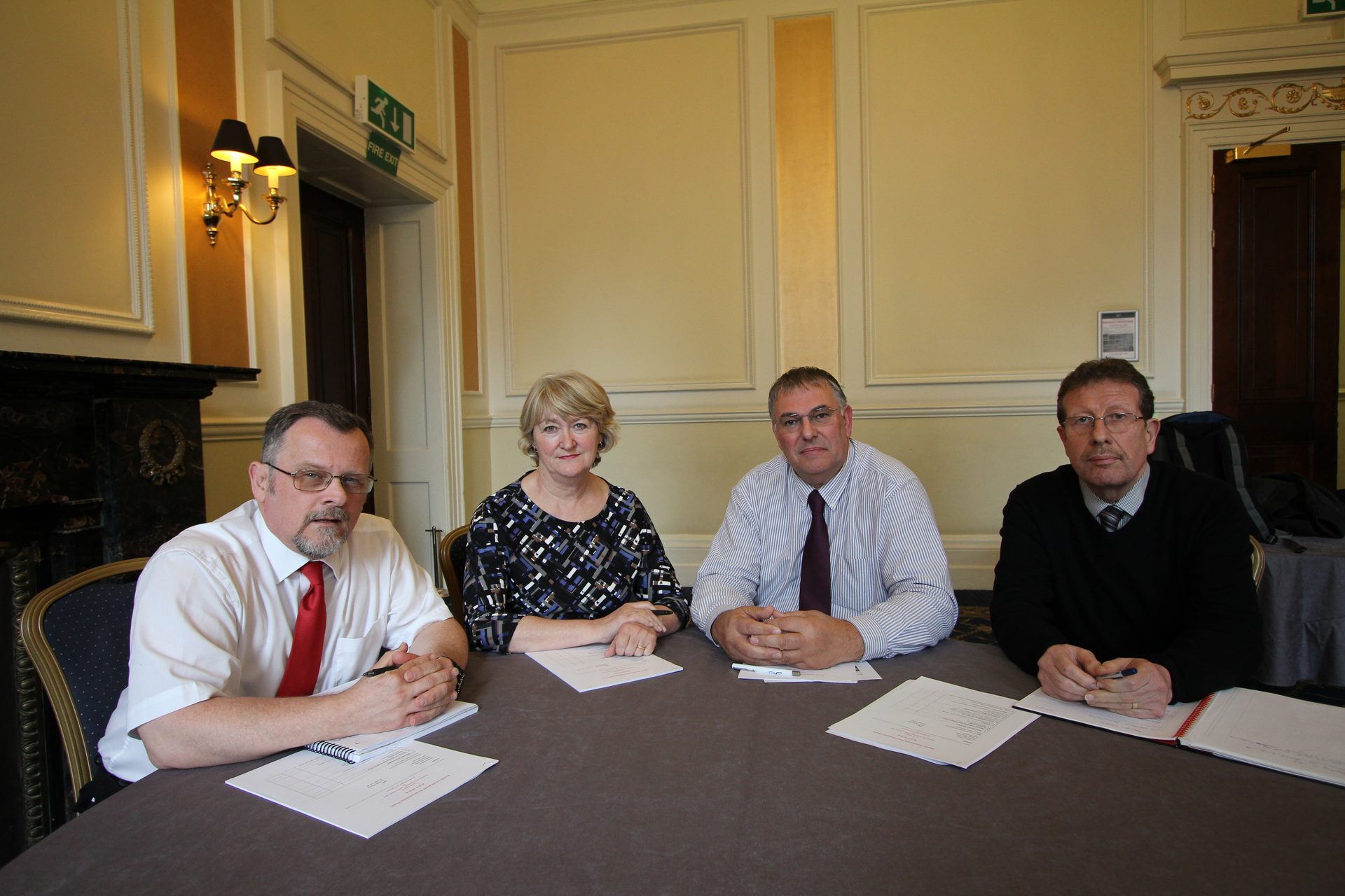 The Cordery Castle team around a meeting table